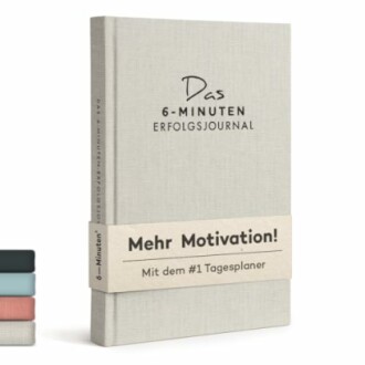Erfolgsjournal mit Motivationsbotschaft