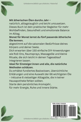 Aromatherapie durchs ganze Jahr