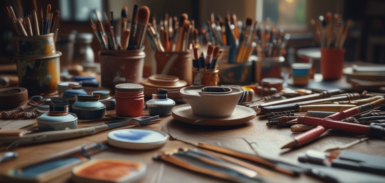 Art supplies for mindfulness activities