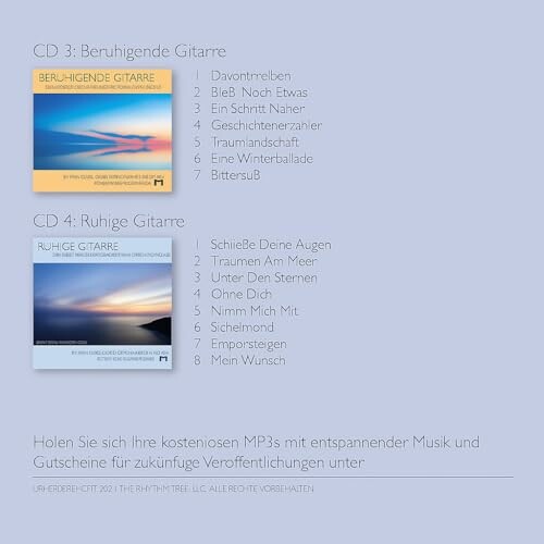 Cover von CD 3 und CD 4 mit beruhigender Gitarrenmusik.