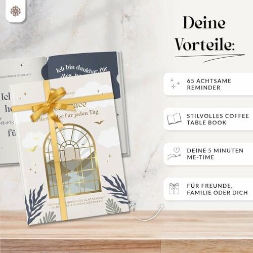 Geschenkset mit Achtsamkeitsjournal und stilvollem Design.