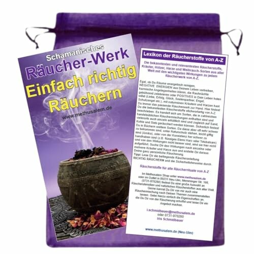 Schamanisches Räucherwerk mit Lexikon und Anleitung.